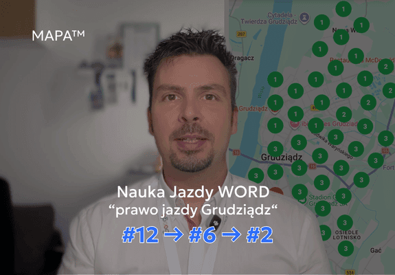 Paweł Maćkowiak – Wizytówki Google 📍 2 case study WORD mapa3